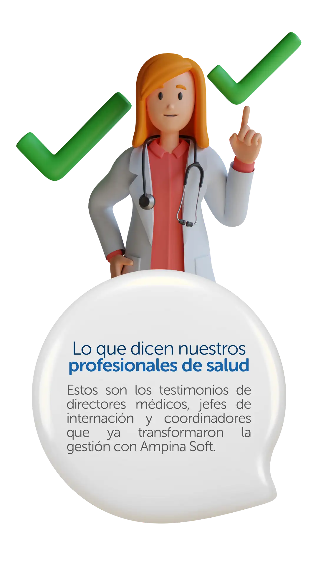 Testimonios de clientes de Ampina Soft